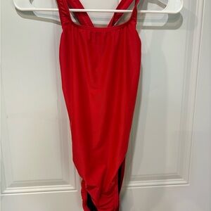 Speedo Team Red Swimsuit